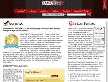 Tablet Screenshot of lawchek.net